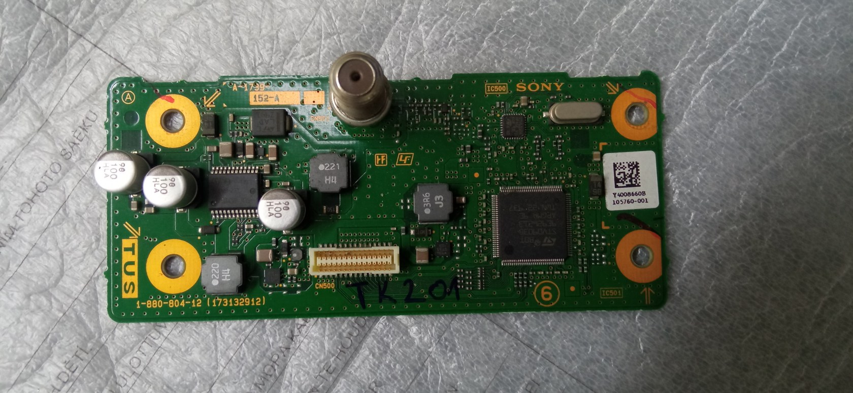 TK201 SONY 52 SAT 1-880-804-12